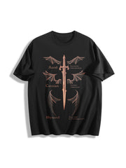 The Bat Boys Acotar Cotton T-Shirt in Black