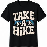 Take a Hike Cotton T-Shirt in Black