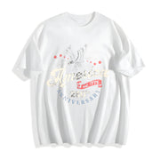 250th Anniversary USA Cotton T-Shirt in White