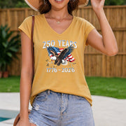Sleeveless Vest Letter Anime Women's Color Cotton Tank Top in Yellow