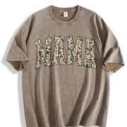 Camouflage Mama Camo Mama Vintage Washed T-Shirt in Brown