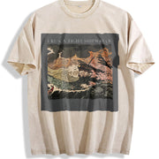 I Run a Tight Shipwreck Vintage Washed T-Shirt in Beige