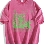 Philodendron Gloriosum Vintage Washed T-Shirt in Red