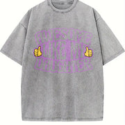 Awesome Like My Daughter Vintage Washed T-Shirt in Gray