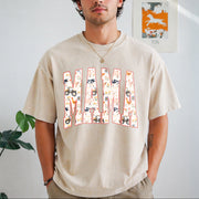 Farm Mama Country Mom Vintage Washed T-Shirt in Beige