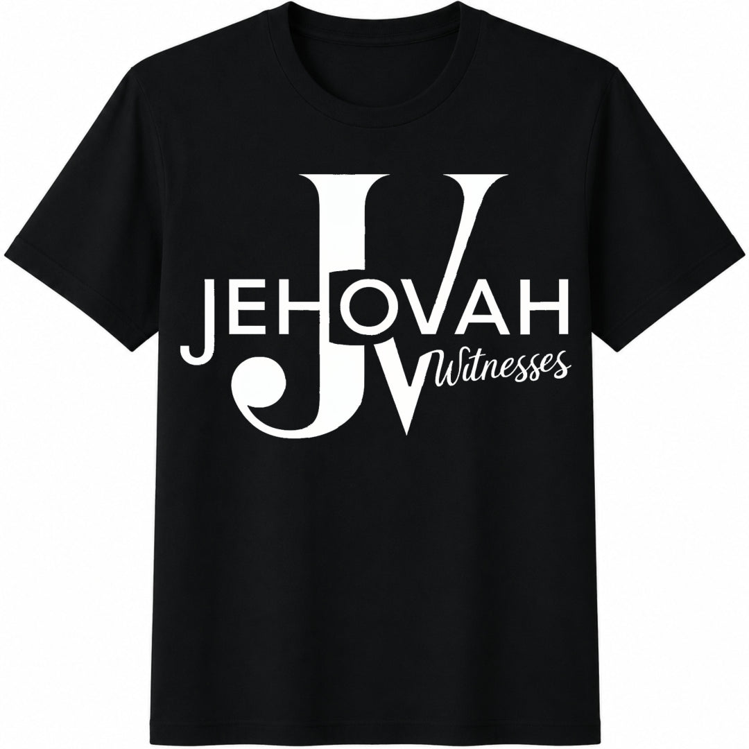Jehovah Witnesses Cotton T-Shirt in Black
