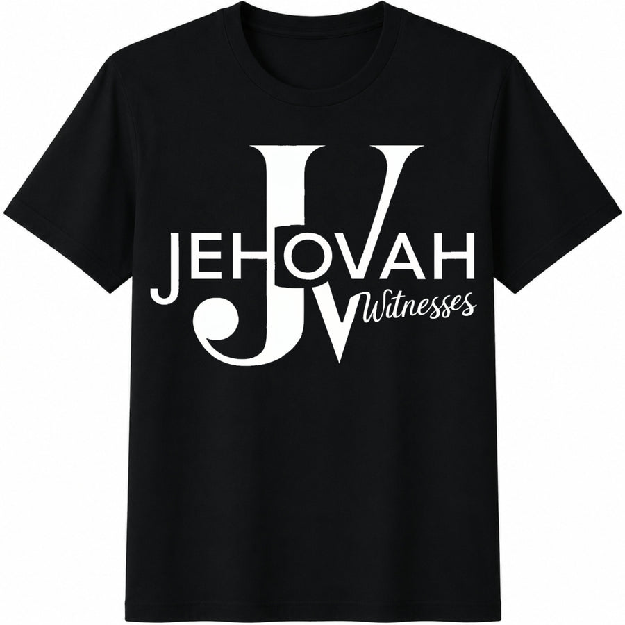 Jehovah Witnesses Cotton T-Shirt in Black