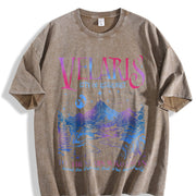 Velaris City Of Starlight Acotar The Night Court vintage washed oversized T-shirt in Brown