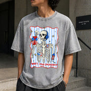 Dispatcher 4th of July Vintage Washed T-Shirt in Gray