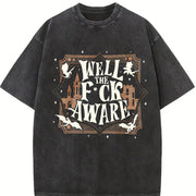 Xaden Riorson Fourth Wing Dragon Rider Quote vintage washed oversized T-shirt in Black