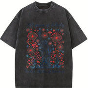 250 Years of Liberty Vintage Washed T-Shirt in Black
