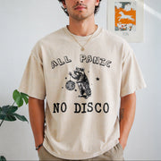 All Panic No Disco Vintage Washed T-Shirt in Beige