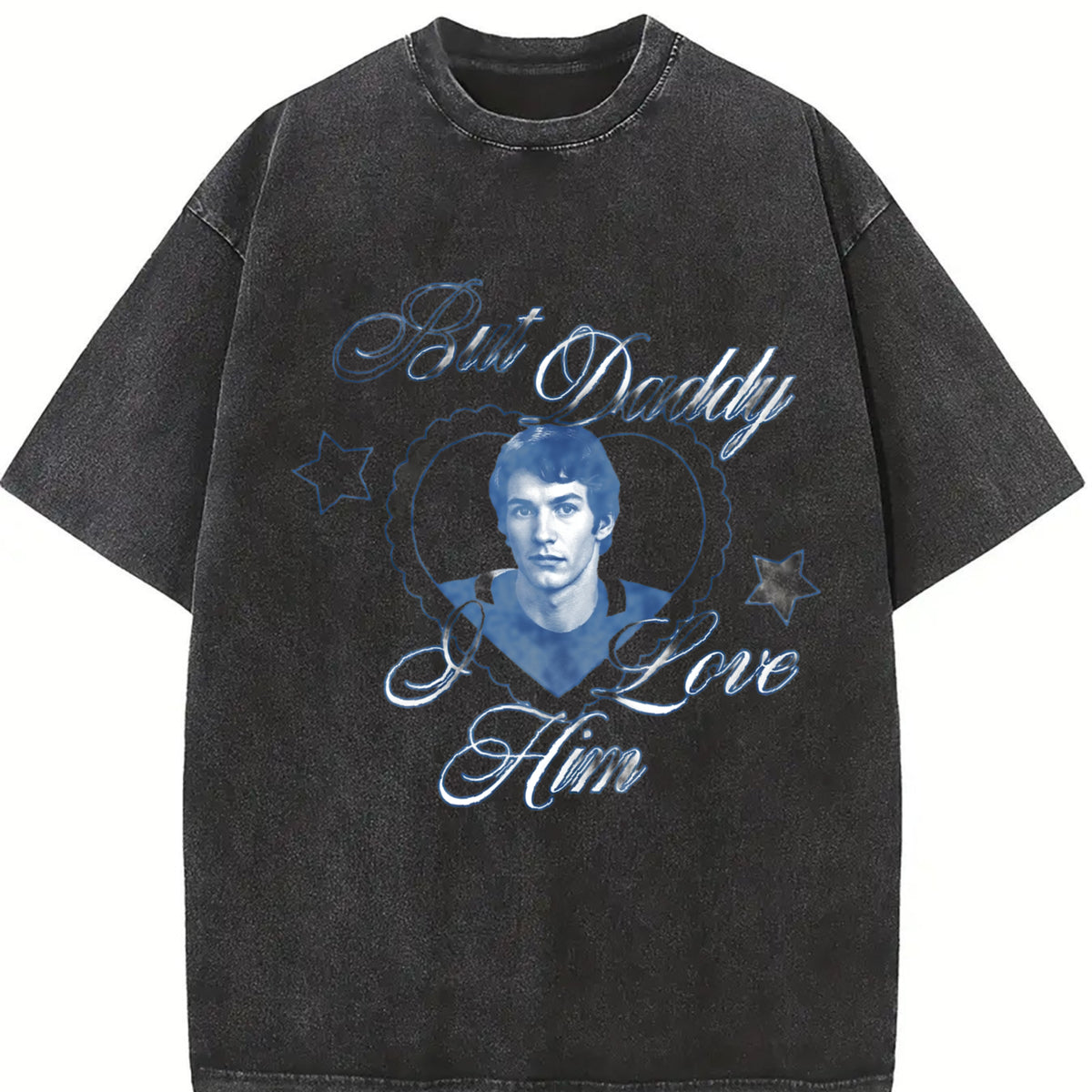 Ilya but Daddy I Love Vintage Washed T-Shirt in Black