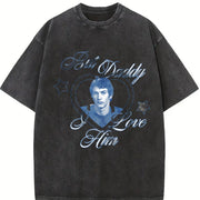 Ilya but Daddy I Love Vintage Washed T-Shirt in Black