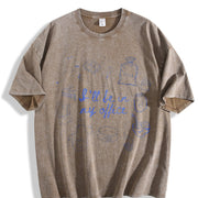 Baker for Cooking for Baking Moms Vintage Washed T-Shirt in Brown