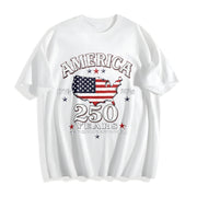 America 250 250th Anniversary Cotton T-Shirt in White