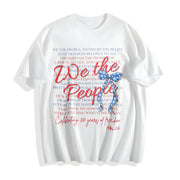 We the People 250th Anniversary Celebration Cotton T-Shirt in White