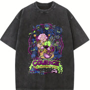 Courage the Cowardly Dog Vintage Washed T-Shirt in Black