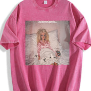 The Horrors Persist Doll in Bed Vintage Washed T-Shirt in Red