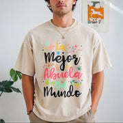 The Best Grandma in the World Vintage Washed T-Shirt in Beige