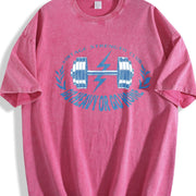 Vintage Strength Club Vintage Washed T-Shirt in Red