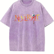 2000s 'Neversoft' BLACK PROMO Vintage Washed T-Shirt in Purple