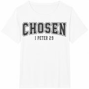 Chosen 1 Peter 2:9 Cotton T-Shirt in White