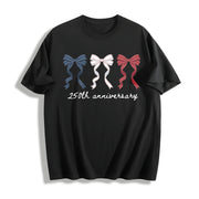 250th Anniversary USA Cotton T-Shirt in Black