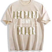 Water Fun Football Vintage Washed T-Shirt in Beige