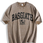 Basgiath War College Fourth Wing Violet Sorrengail vintage washed oversized T-shirt in Brown