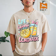 Life Gave Me Lemons, but Jesus Made Lemonade Vintage Washed T-Shirt in Beige