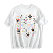 Silly Goose You Are Kind Cotton T-Shirt in White