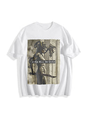 Girls Will Be Girls Cotton T-Shirt in White