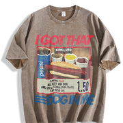 I Have a Dog in My Bones Vintage Washed T-Shirt in Brown