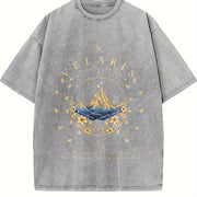 Velaris Acotar Velaris City of Starlight Vintage Washed T-Shirt in Gray