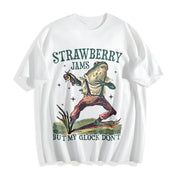 Strawberry Jams but My Don't Cotton T-Shirt in White