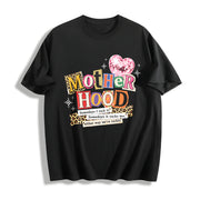 Wash Mothers Day Mom Cotton T-Shirt in Black