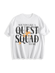 Basgiath War College Cotton T-Shirt in White