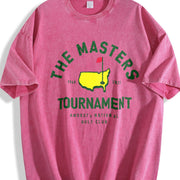 THE Masters Golf for & Y2K & Sports Vintage Washed T-Shirt in Red