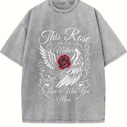 Effortless Chic for the Coastal Granddaughter Who Is An Vintage Washed T-Shirt in Gray