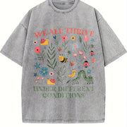 Neurodiversity for BCBA Vintage Washed T-Shirt in Gray