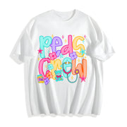 Cute Pediatric Crew for Pediatric Nurse Cotton T-Shirt in White