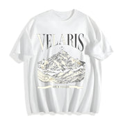 Retro Velaris Bookish Cotton T-Shirt in White