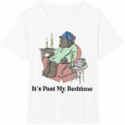 It's Past My Bedtime Cotton T-Shirt in White