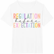 Regulation Before Expectation Cotton T-Shirt in White