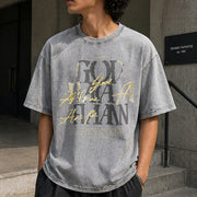 God Has a Plan Vintage Washed T-Shirt in Gray