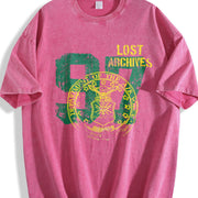 US 97 Lost Archives Tank Vintage Washed T-Shirt in Red