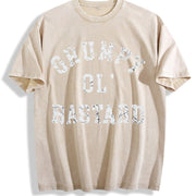 Grumpy Ol Bastard Cranky Grouchy Old Joke for Guys Classic Vintage Washed T-Shirt in Beige