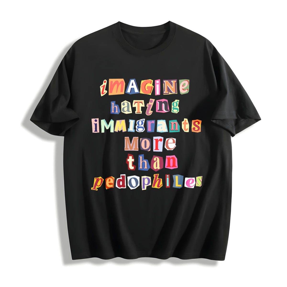 ✊🏾 Anti ICE Cotton T-Shirt in Black