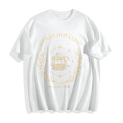 Stars Hollow Two- Sided Cotton T-Shirt in White